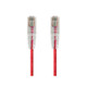 Monoprice 10ft. SlimRun Cat6 UTP câble de réseau Rouge 3,048 m U/UTP (UTP) - 14818