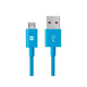Monoprice  câble USB 0,91 m USB A Micro-USB B Bleu - 13924