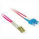 C2G 10m LC/SC Plenum-Rated Duplex 50/125 Multimode Fiber Patch Cable câble InfiniBand et à fibres optiques Rouge - 37639
