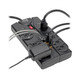 Tripp Lite  protection surtension Noir 8 sortie(s) CA 120 V 2,44 m - TLP808TELTV