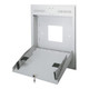 Middle Atlantic Products  étagère 4U Rack monté sur le mur Blanc - TOR-4-20RP