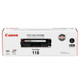 Canon Cartridge 118 Black Cartouche de toner Original Noir, Cyan, Magenta, Jaune - 2662B001 Canon Cartridge 118 Black Cartouche de toner Original Noir, Cyan, Magenta, Jaune - 2662B001