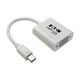 Tripp Lite  câble vidéo et adaptateur Mini DisplayPort VGA (D-Sub) + 3,5 mm Blanc - P137-06N-VGA