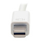 Tripp Lite  câble vidéo et adaptateur Mini DisplayPort VGA (D-Sub) + 3,5 mm Blanc - P137-06N-VGA