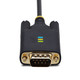 StarTech.com Adaptateur USB vers Série de 3m - COM Rétention, Câble Adaptateur/Convertisseur USB RS232, Vis/Écrous Interchangeables, USB-A vers DB9 RS232, FTDI IC, Protection ESD, Windows/macOS/Linux - 1P10FFC-USB-SERIAL