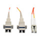 Tripp Lite  câble InfiniBand et à fibres optiques 0,3 m 2x LC 2x SC Orange - N458-001-50