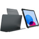 UZBL  étui pour tablette 27,7 cm (10.9") Folio Charbon de bois, Gris - GF-7975-CHAR
