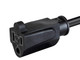 Monoprice  câble électrique Noir 3,1 m NEMA 5-15P NEMA 5-15R - 35047