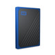 Western Digital My Passport Go 500 Go USB Type-A 3.2 Gen 1 (3.1 Gen 1) Noir, Bleu - WDBMCG5000ABT-WESN