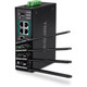 Trendnet  routeur sans fil Gigabit Ethernet Bi-bande (2,4 GHz / 5 GHz) Noir - TI-WP100
