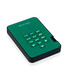 iStorage diskAshur2 256-bit 8TB USB 3.2 secure encrypted solid-state drive - Green - IS-DA2-256-SSD-8000-GN