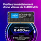 Crucial  module de mémoire 16 Go 1 x 16 Go DDR5 6400 MT/s - CT16G64C52CS5