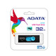 ADATA UV320 lecteur USB flash 32 Go USB Type-A 3.2 Gen 1 (3.1 Gen 1) Noir, Bleu - AUV320-32G-RBKBL