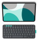 Logitech Flip Folio QWERTY Anglais américain Bluetooth Graphite - 920-013369