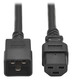 Eaton  câble électrique Noir 0,76 m IEC C20 Coupleur C21 - P035-2P5