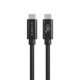 HYPER HyperDrive Next câble USB USB4 Gen 3x2 1,2 m USB C Noir - HD6500BKGL