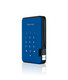iStorage diskAshur2 256-bit 1TB USB 3.2 secure encrypted hard drive - Blue - IS-DA2-256-1000-BE