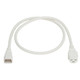 Eaton  câble électrique Blanc 1,2 m IEC C14 Coupleur C21 - P037-004-AWH
