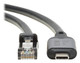 Eaton  changeur de genre de câble USB-C RJ-45 Noir, Gris - U436-05M