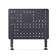 StarTech.com Panneau Perforé à Pinces avec Accessoires, 42 x 32cm, Panneau Perforé en Acier, Organisateur de Rangement de Bureau, Panneau Perforé à Fixer sur un Bureau, Noir - 1612B-DESK-PEGBOARD