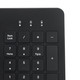 Adesso  clavier Souris incluse maison/bureau RF sans fil QWERTY Anglais américain Noir - WKB-5300CB