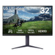 LG  écran plat de PC 80 cm (31.5") 2560 x 1440 pixels Quad HD LED Gris, Violet - 32GS85Q-B