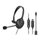 Audio-Technica  casque Casques Avec fil Arceau Bureau/Centre d'appels USB Type-A Noir - ATH-101USB