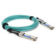 AddOn Networks  câble InfiniBand et à fibres optiques 10 m QSFP56 Vert, Argent - QSFP-200GB-AOC10M-AO