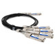 AddOn Networks  câble InfiniBand et à fibres optiques 2,5 m QSFP-DD 4xQSFP56 Noir, Argent - CAB-D-4Q-400G-2-5M-AO