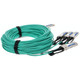 AddOn Networks  câble InfiniBand et à fibres optiques 4 m QSFP-DD 4x QSFP56 Turquoise - Q400G-4Q56G-AOC4M-AO