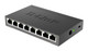 D-Link  commutateur réseau Non-géré L2 Gigabit Ethernet (10/100/1000) Bureau Noir - DGS-108