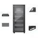 Intellinet  étagère 27U Rack autonome Noir - 716239