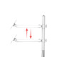 CTA Digital  chariot et support multimédia Blanc Tablette Panier multimédia - ADD-MCRFS