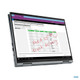 Lenovo ThinkPad X1 Yoga Gen 6 Intel® Core™ i7 i7-1185G7 Hybride (2-en-1) 35,6 cm (14") Écran tactile WUXGA 16 Go LPDDR4x-SDRAM 512 Go SSD Wi-Fi 6 (802.11ax) Windows 11 Pro Français Gris - 20XY00GVCA