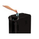 Fellowes 550C destructeur de papier Découpage par micro-broyage 22,8 cm Noir - 4963001