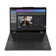 Lenovo ThinkPad X13 2-in-1 Gen 5 Intel Core Ultra 7 155U Hybride (2-en-1) 33,8 cm (13.3") Écran tactile WUXGA 16 Go 1 To SSD Wi-Fi 6E (802.11ax) Windows 11 Pro Français Noir - 21LW0029CA