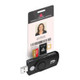 Adesso  lecteur de cartes à puce Intérieure USB USB 2.0 Noir - SCR-200