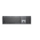 DELL KB700 clavier Bureau RF sans fil + Bluetooth Canadien Gris - KB700-GY-R-FRC