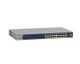 NETGEAR GS724TPv3 Géré L2/L3/L4 Gigabit Ethernet (10/100/1000) Connexion Ethernet, supportant l'alimentation via ce port (PoE) 1U Gris, Bleu - GS724TP-300NAS