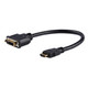 StarTech.com  câble vidéo et adaptateur 0,2 m HDMI Type A (Standard) DVI-D Noir - HDDVIMF8IN10PK