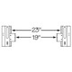Middle Atlantic 2SP REDUCER, 23 TO 19(PAI - 23-19-2