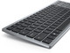 DELL KB740 clavier Bureau RF sans fil + Bluetooth Canadien Gris, Noir - KB740-GY-R-CNM