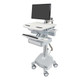 Ergotron SV44-2212-1 – Chariot et support multimédia Blanc, Gris Ecran plat Panier multimédia