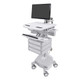Ergotron SV44-2232-1 – Chariot et support multimédia Blanc, Gris Ecran plat Panier multimédia