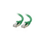 C2G 14ft Cat6a câble de réseau Vert 4,27 m S/FTP (S-STP) Rond - C2G07358