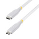 StarTech.com  câble USB USB4 Gen 3x2 0,45 m USB C 40 Gbit/s 240 W Blanc - CC18IN40GUSB4TPW