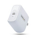 StarTech.com  chargeur d'appareils mobiles Universel Blanc Secteur Charge rapide Intérieure - 1065NW-WALL-CHARGER