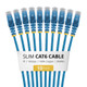 StarTech.com  câble de réseau Bleu 0,305 m Cat6 U/UTP (UTP) - N6PAT1BLS10PK