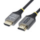 StarTech.com Câble HDMI Haute Vitesse Certifié Premium 2m (6ft), Ultra Flexible, 4K 60Hz/1440p 144Hz avec HDR10/ARC, 18Gbps, Cordon HDMI Tressé Haute Flexibilité - HDMI2-FLEX-4K60-2M