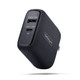 StarTech.com  chargeur d'appareils mobiles Universel Noir Secteur Charge rapide Intérieure - 114NB-WALL-CHARGER